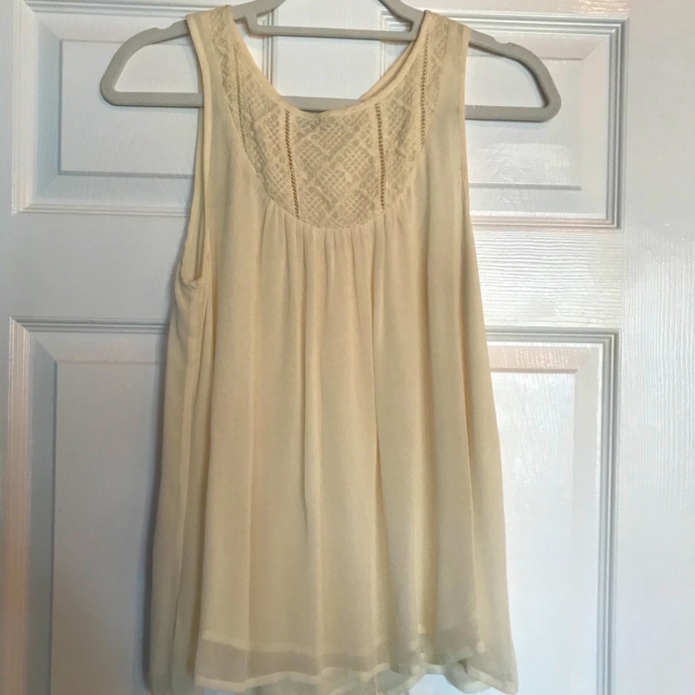 Lucky Brand Cream Top
